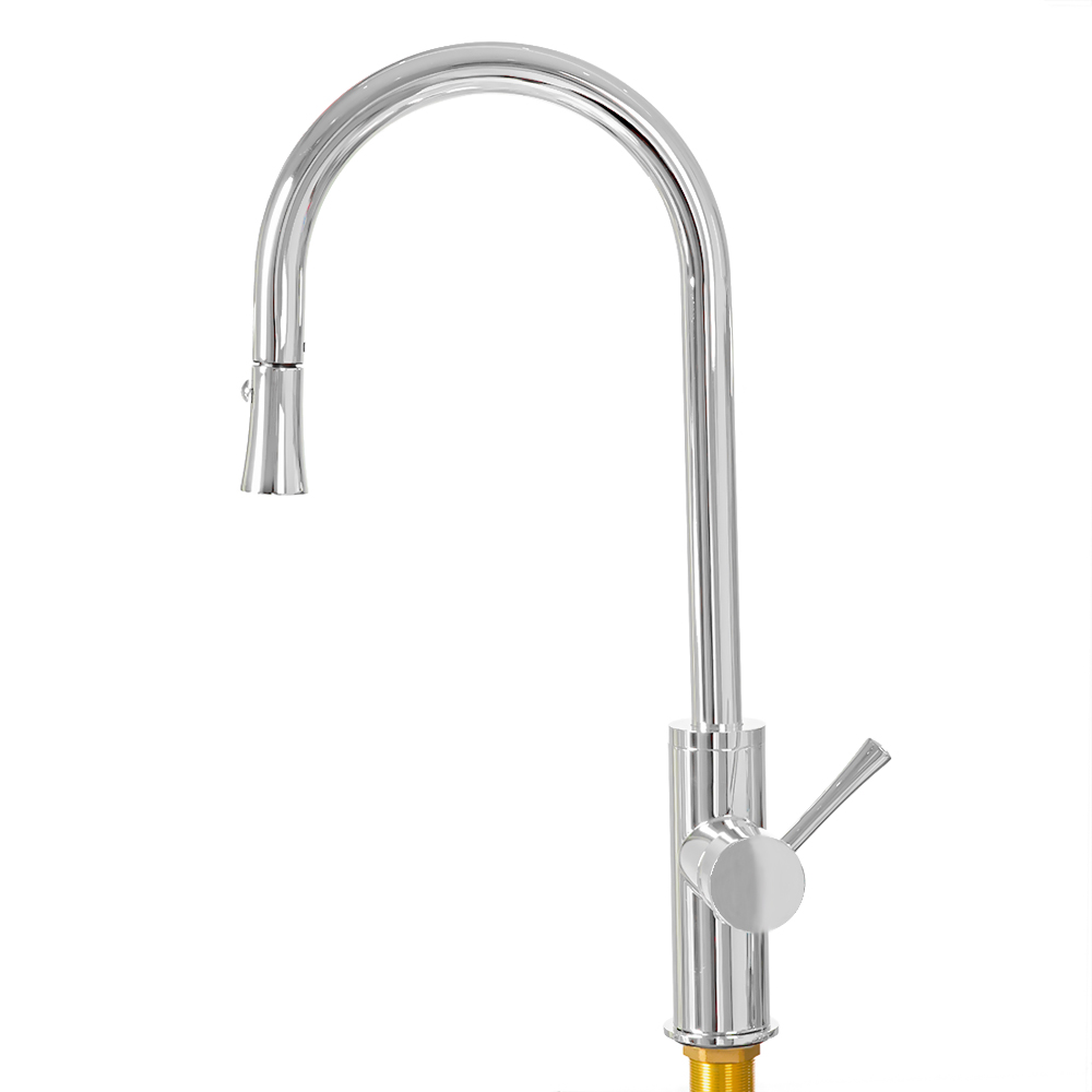 R6502 Смеситель для кухни с вытяжной лейкой Raiber Focus - Вид №5