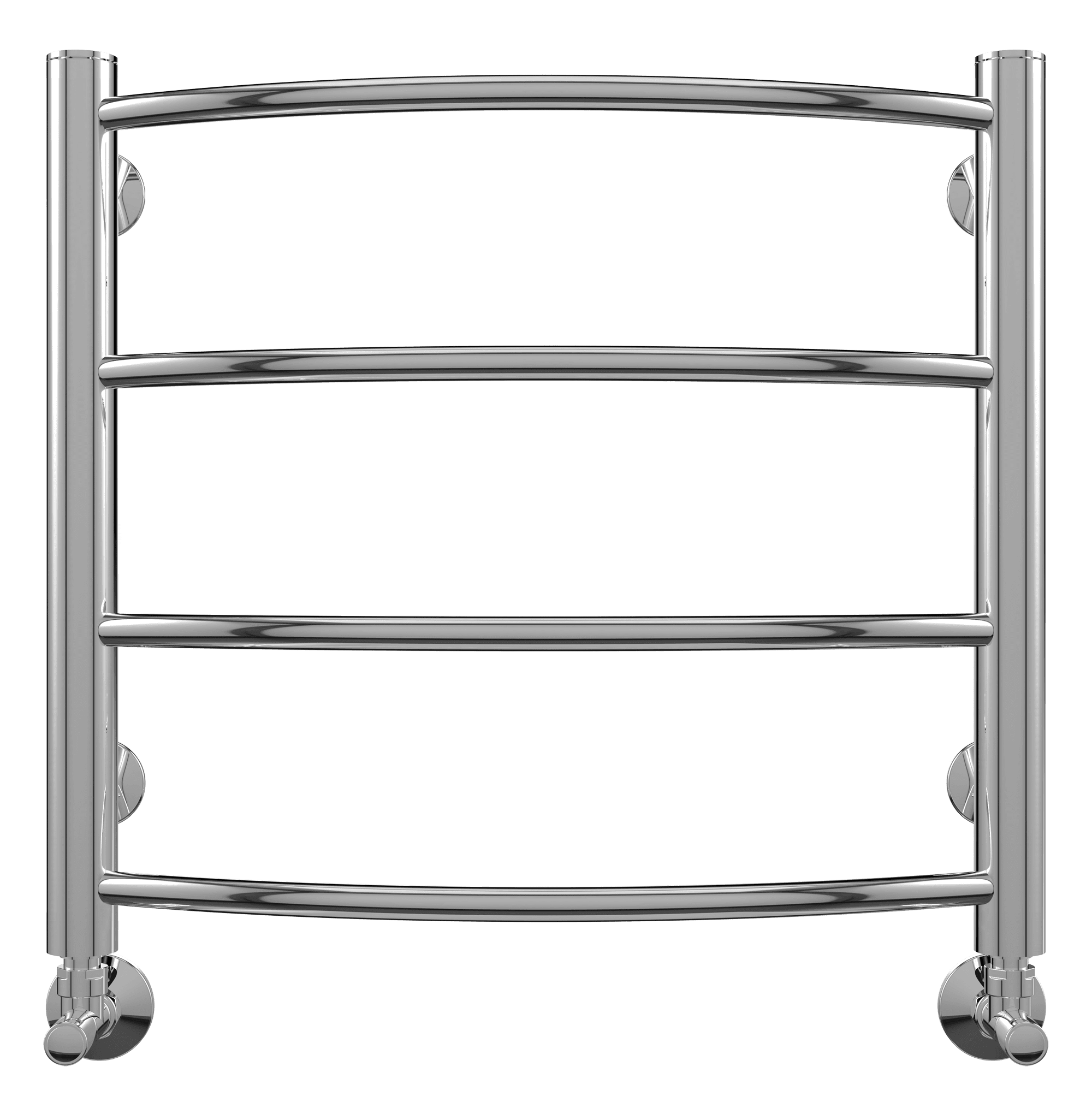 4670030725172 ЭКОНОМ Классик П4 500х496 Полотенцесушитель TERMINUS RAL 9005 матовый - Вид №1