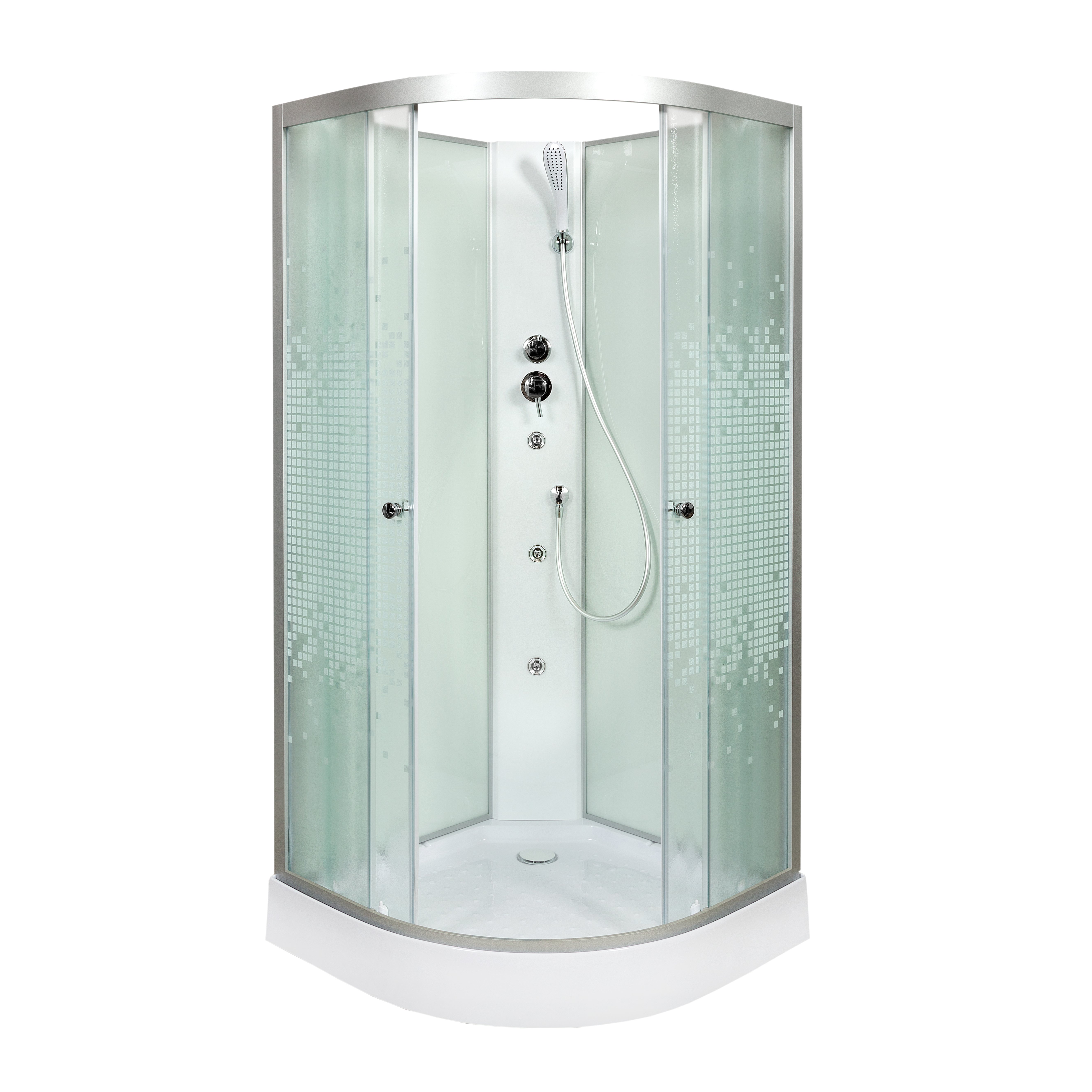 А09 LED с кнопкой Душевая кабина DETO Серия А L 909 N с гидромассажем - Вид №16