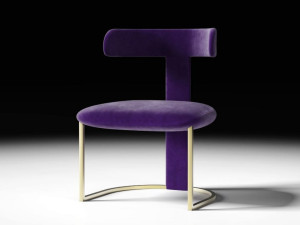 Мягкий стул из ткани