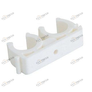 Настенное крепление для трубы KALDE двойное 20 мм 3592BCK202200