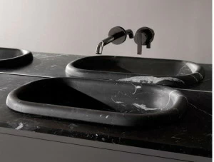 Накладная раковина консольная овальная Inbani