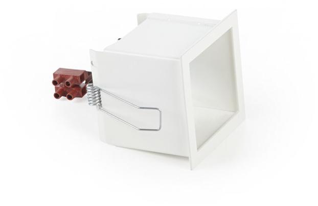 EGOLUCE Квадратный встраиваемый светодиодный точечный светильник Easy 6431 + power led - Вид №1