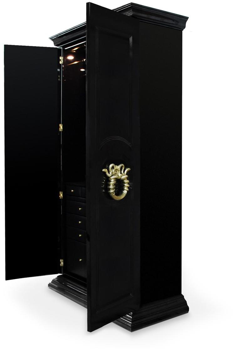 KOKET Шкаф-купе из лакированного дерева с ящиками sun-id-1428533 - Вид №2