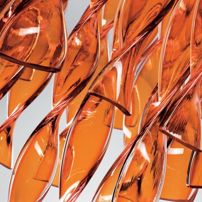 Люстра подвесная оранжевая Axo Light Sosp.Aura 60 61036 - Вид №1