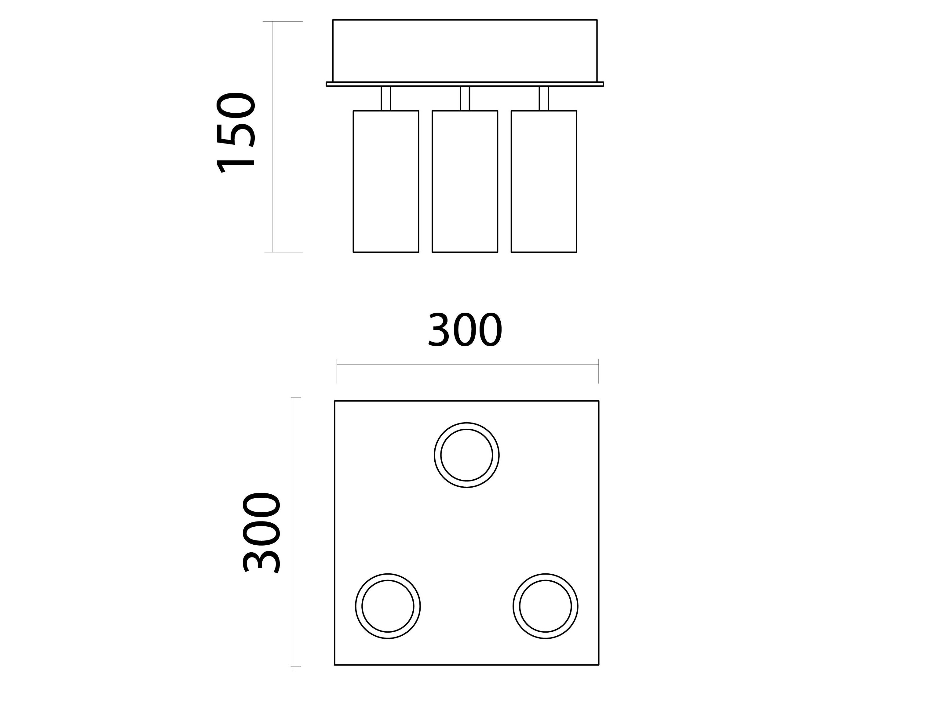 Несколько регулируемых потолочных прожекторов WayPoint форма ARCH-00119061 - Вид №7