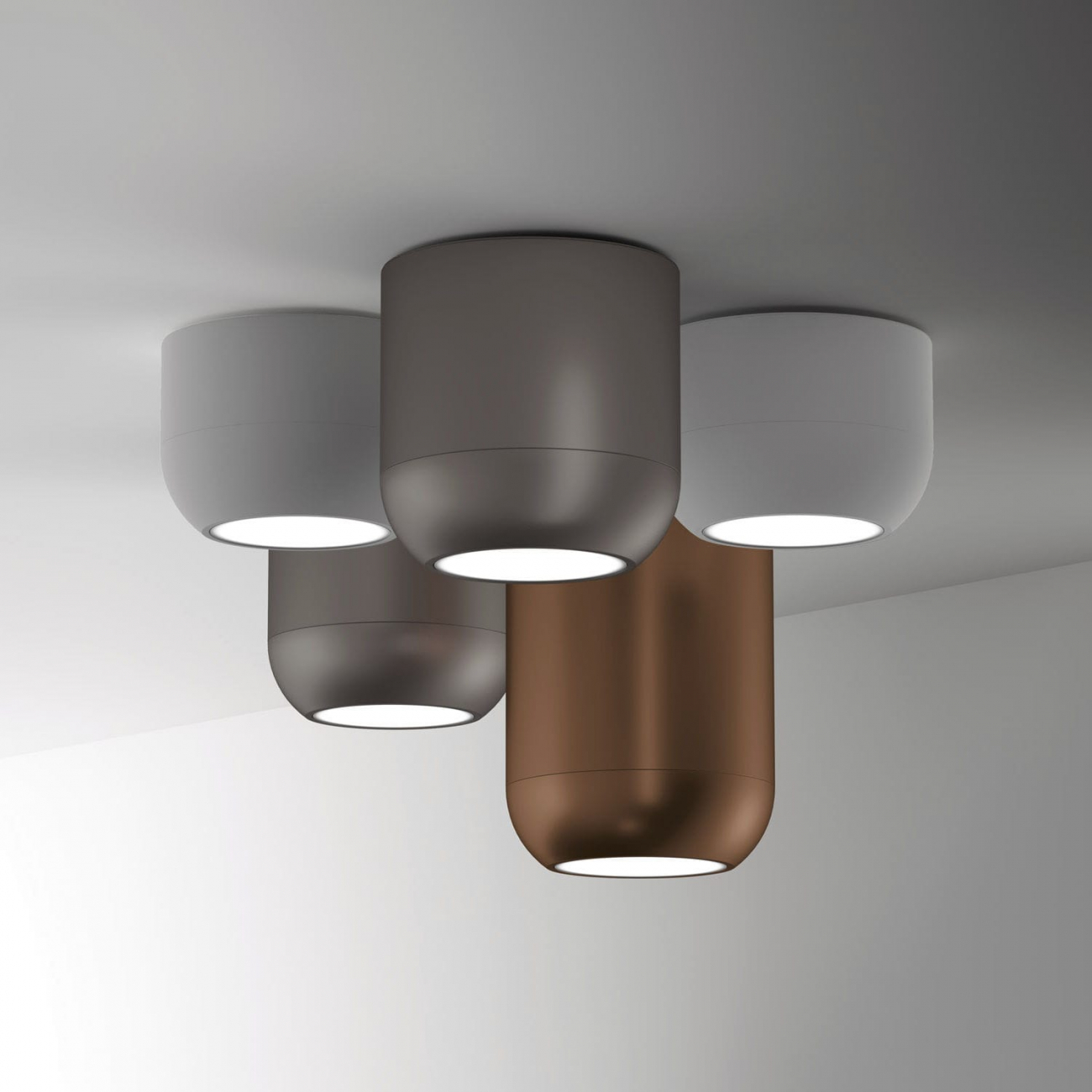 Потолочный светильник PL URBAN G Matt nickel от Axo Light PLURBANGNIXXLED AXO LIGHT ДИЗАЙНЕРСКИЕ 244211 Никель  - Вид №2