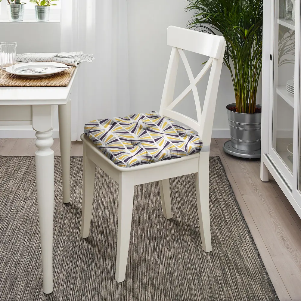 Сидушка «Калейдоскоп» 40x35 см цвет мультиколор 82709358 STLM-2007478 LINEN WAY  - Вид №3