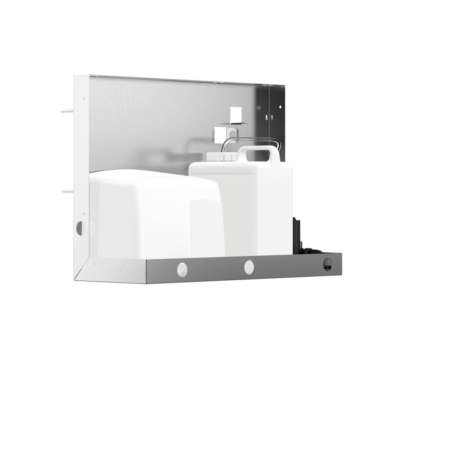 T595 Бесконтактный модуль Soap&Air для установки за зеркалом / Высокоскоростная сушилка для рук Duten 