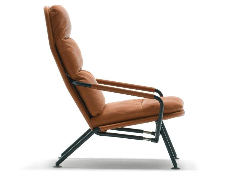 prostoria Откидывающееся кожаное кресло с подставкой для ног sun-id-1413299 - Вид №1