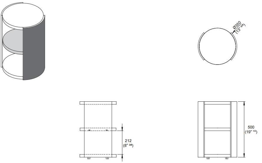 KRION Мебель для ванной / табурет из дерева Aro sun-id-1425690 - Вид №1