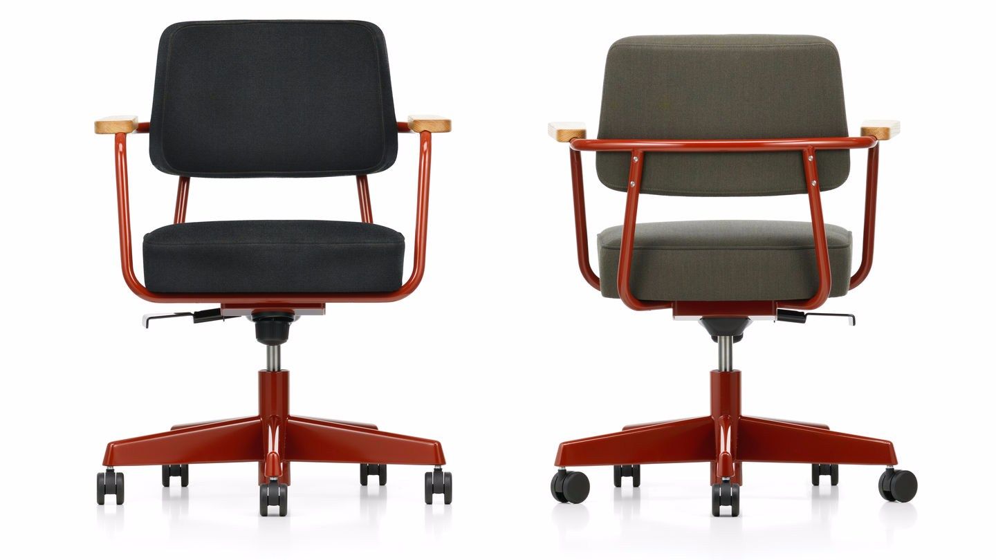 Поворотный операционный офисный стул с подлокотниками VITRA FAUTEUIL DIRECTION PIVOTANT ARCH-00100265 - Вид №1