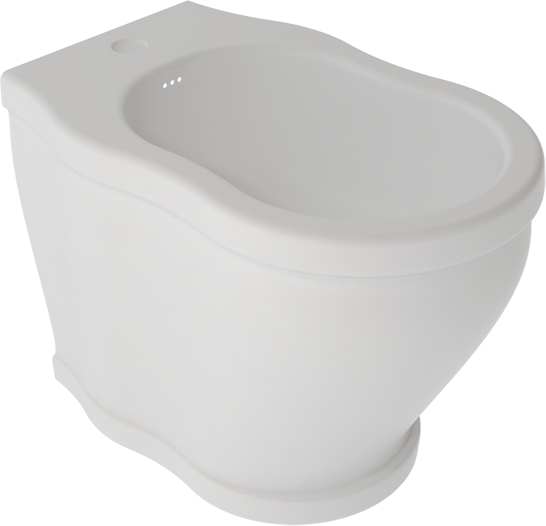 TIBI011 Напольное биде приставное GSG CERAMIC Time