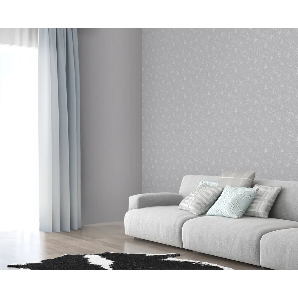 Обои флизелиновые Ateliero Sharon темно-серые 1.06 м At585789 89450857 STLM-2131881 - Вид №4