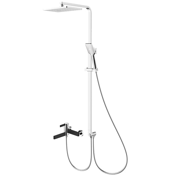 35-05P/C PERS  Смеситель для ванны черный ARGO kran 3505pcpers