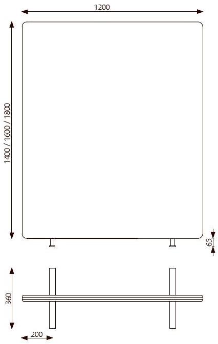 Glimakra of Sweden Отдельностоящая звукопоглощающая перегородка для офиса sun-id-1439303 - Вид №3