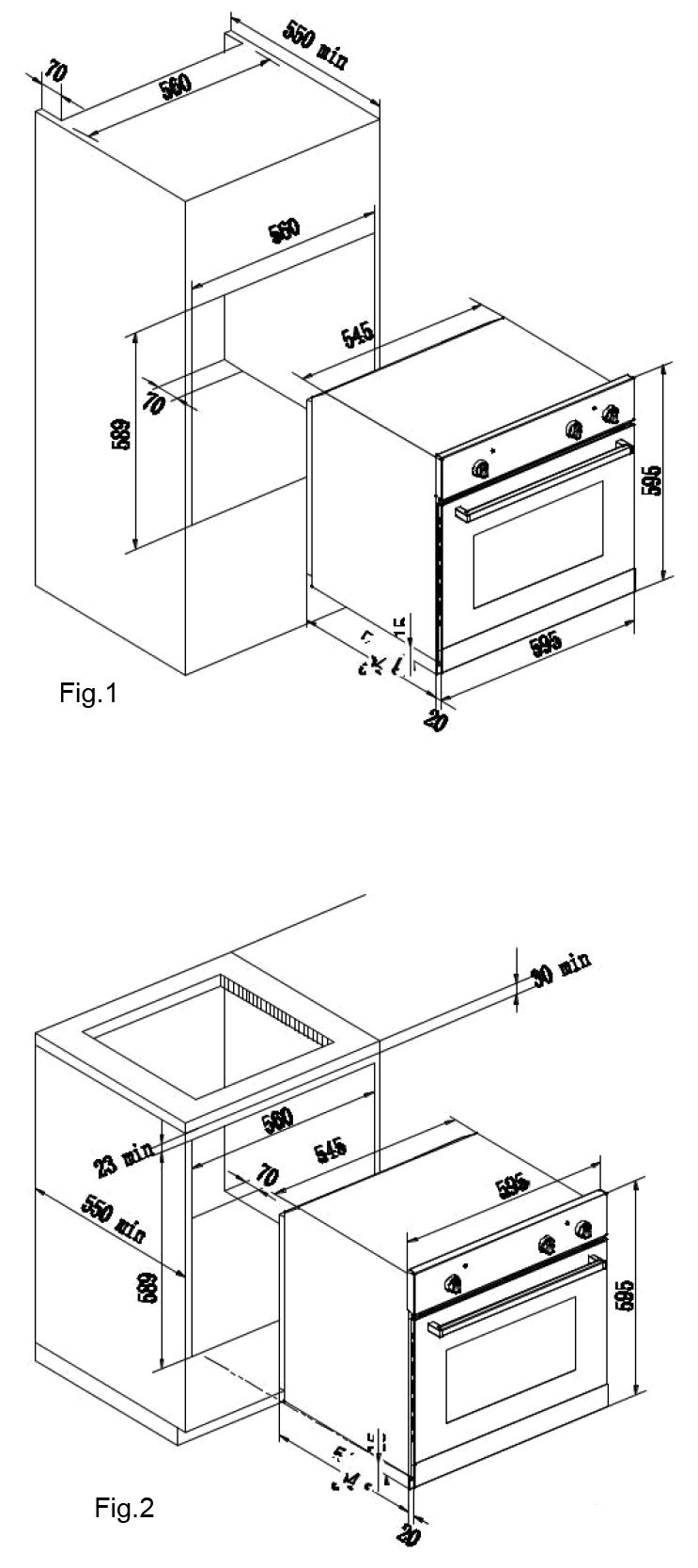 1139612 Электрический духовой шкаф Zigmund & Shtain EN 117.921 W белый STDN-0027805 - Вид №3