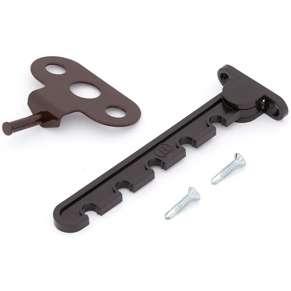 PALLADIUM Оконный ограничитель с 5 положениями фиксации, коричневый 15818294 STLM-0006451 - Вид №1