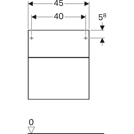 500.504.43.1 Шкафчик Geberit Xeno² с двумя выдвижными ящиками Geberit  - Вид №3