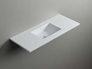 Прямоугольная раковина Corian® с столешницей
