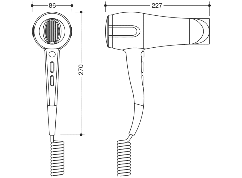 950.08.103 фен HEWI Universalprodukte  - Вид №3