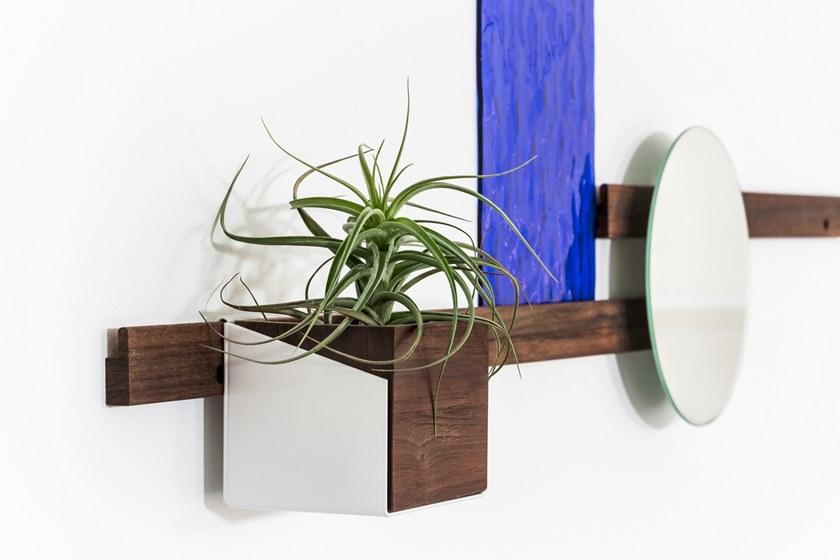 Atelier Belge Деревянная полка с металлическими контейнерами sun-id-1443567 - Вид №13