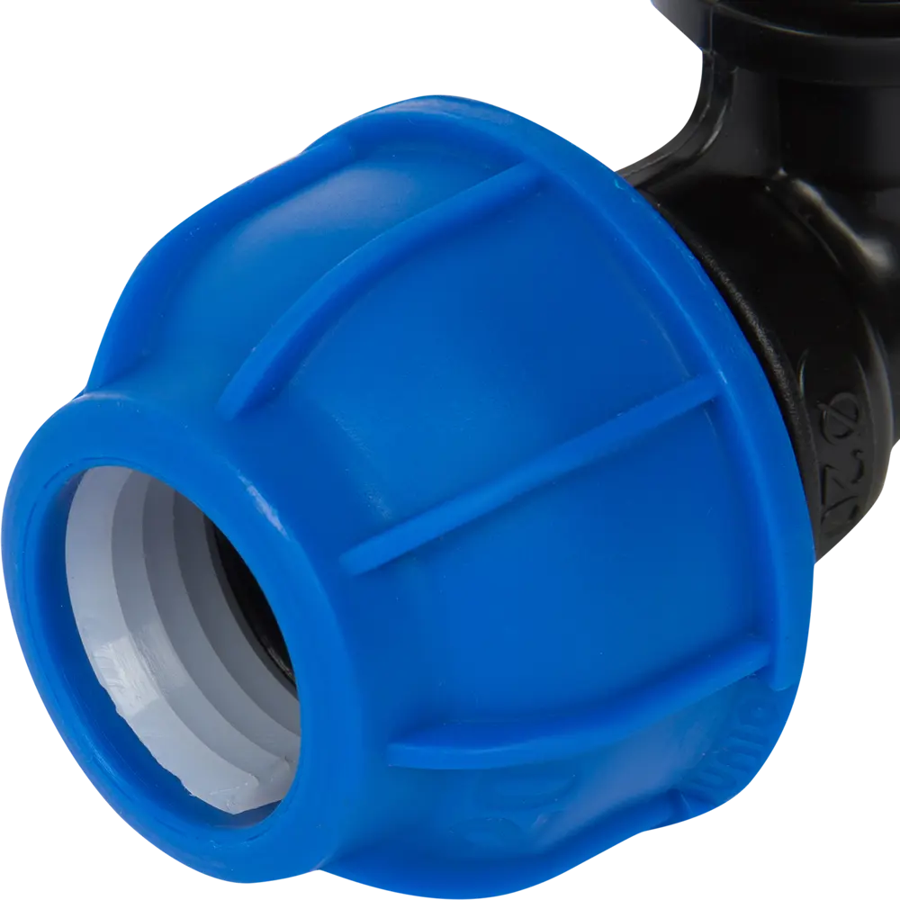 ПОЛИТЭК Угловой отвод 90° для труб 20 мм с резьбой 1/2" 13503707 STLM-0003240 - Вид №1