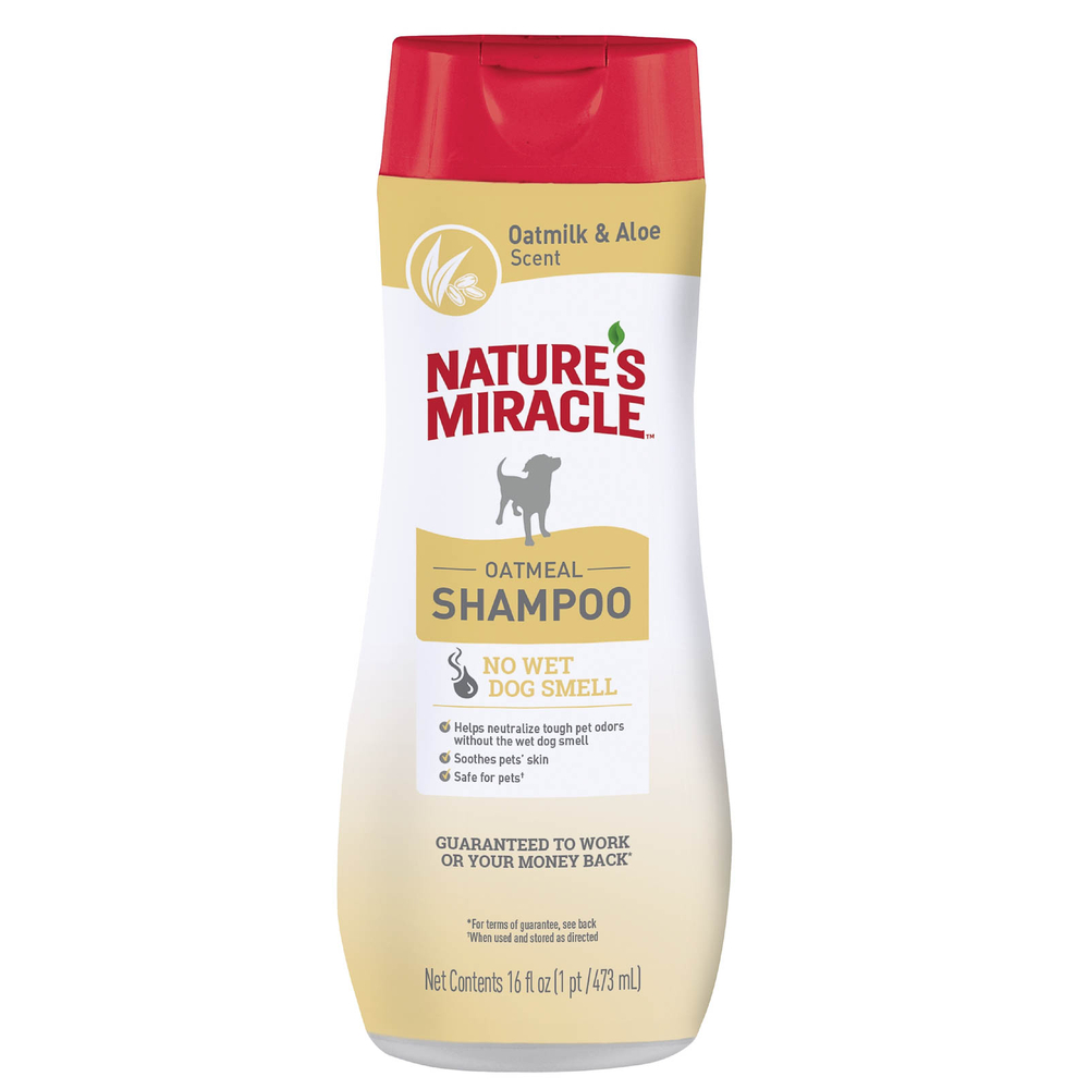 ПР0058454 Шампунь для собак NATURES MIRACLE Oatmeal Odor Control с овсяным молочком 473мл 8 in 1 8 in 1 Pets 