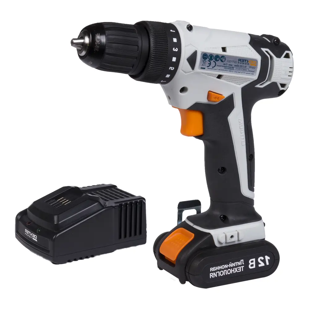 Шуруповерт Dexter,  Li-ion 12 В, 1,3 Ач DEXTER POWER STLM-2153437 - Вид №2