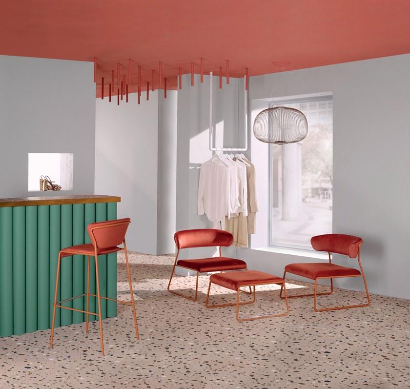 SCAB DESIGN Санное кресло из ткани Lisa sun-id-1438359 - Вид №6