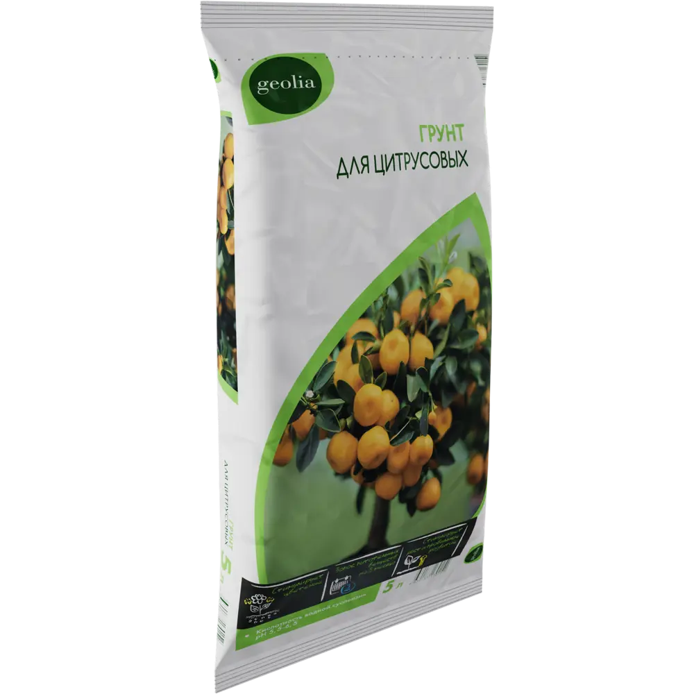 Грунт GEOLIA для цитрусовых - питательная основа для лимонов и мандаринов 5 л 87225287 STLM-1395830 - Вид №3