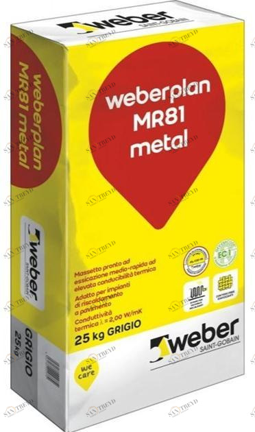 Saint-Gobain Weber Готовая стяжка средней скорости высыхания Weberplan sun-id-1347737