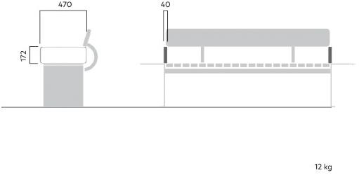 VESTRE Модульная скамья из стали и дерева со спинкой Vroom sun-id-1507607 - Вид №8