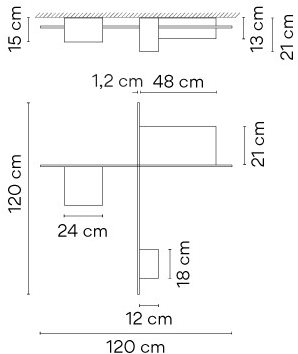 Vibia Светодиодный потолочный светильник прямого света из алюминия Structural sun-id-1423155 - Вид №8