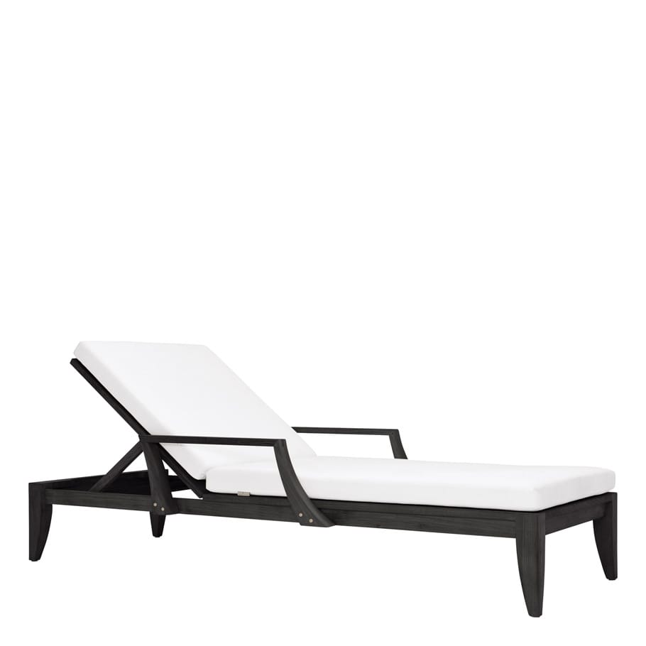 Садовая кровать из тикового дерева с подлокотниками JANUS et Cie Relais ARCH-00146502 - Вид №7