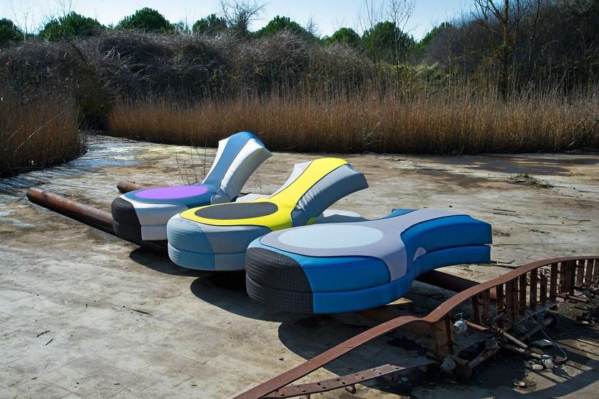 Adrenalina Кресло / пуф из ткани Chill out sun-id-1405946 - Вид №4