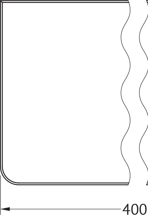 ASP 007 Полка для HAR 034 40 cm ARTWELLE Universell - Вид №1