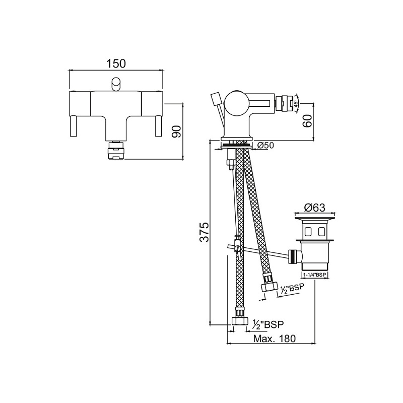 FLR-CHR-5613NB Смеситель Jaquar Florentine Santreyd - Вид №1