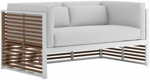 GANDIABLASCO 2-местный садовый диван из тика Dna teak