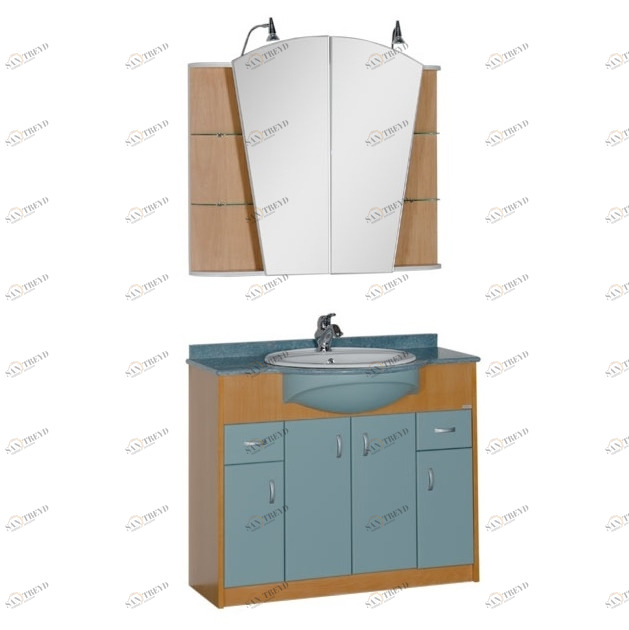 Комплект мебели Aquanet Николь 100 верде 00181420