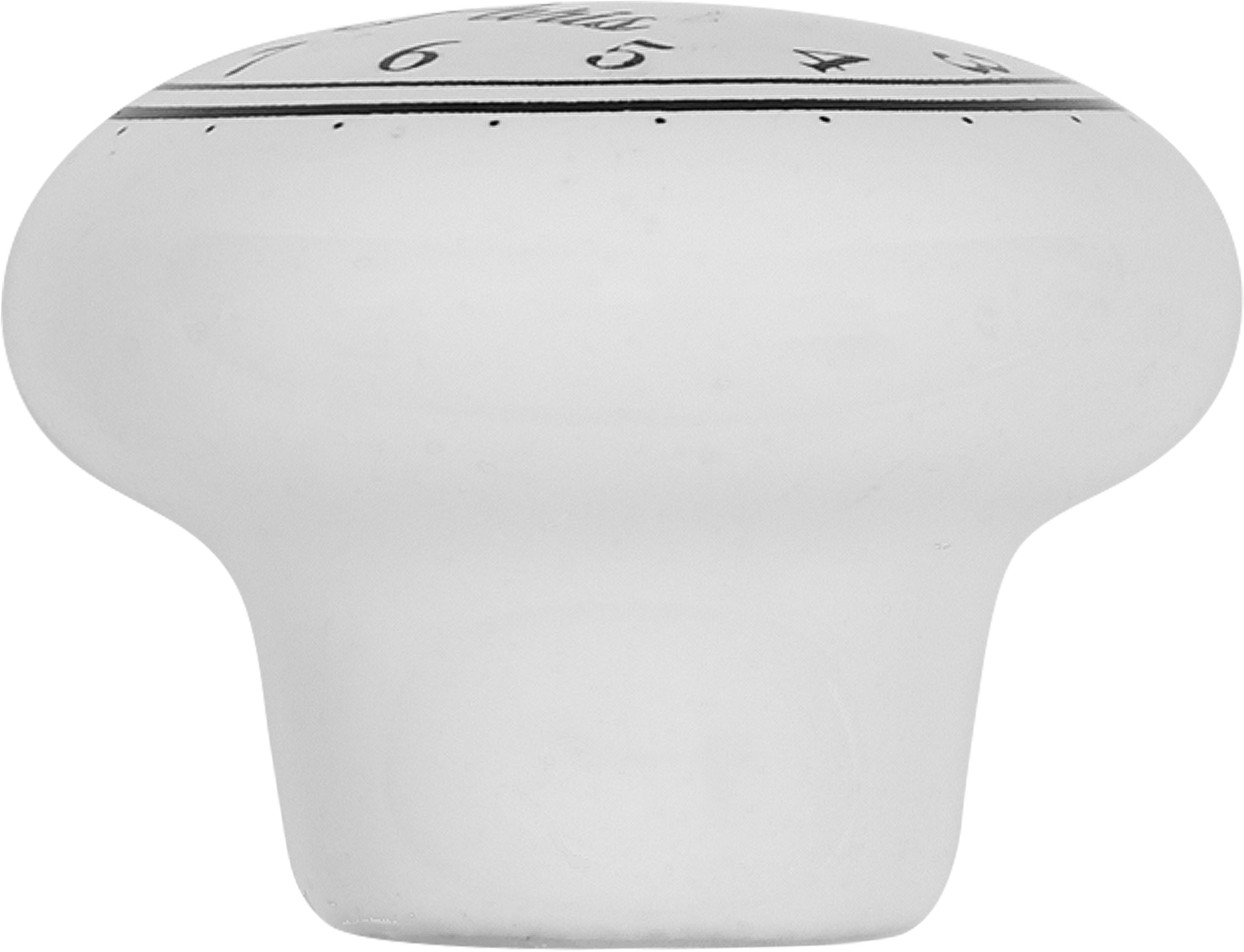 81967295 Ручка-кнопка мебельная Clock 395 мм, цвет белый, 2 шт. STLM-0015994 INSPIRE  - Вид №1