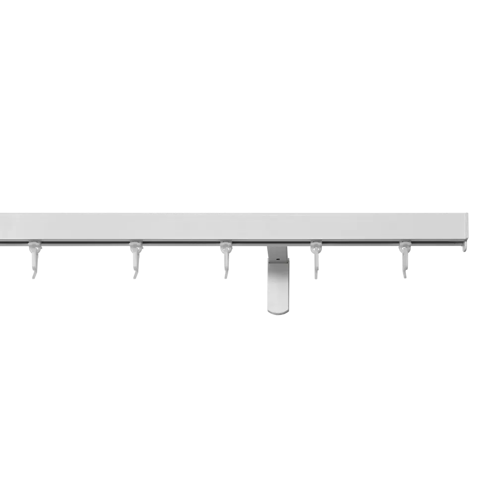 Шинный карниз однорядный KREAFORTA Pro 400 см алюминий цвет белый комплект 89432754 STLM-2051783  - Вид №3