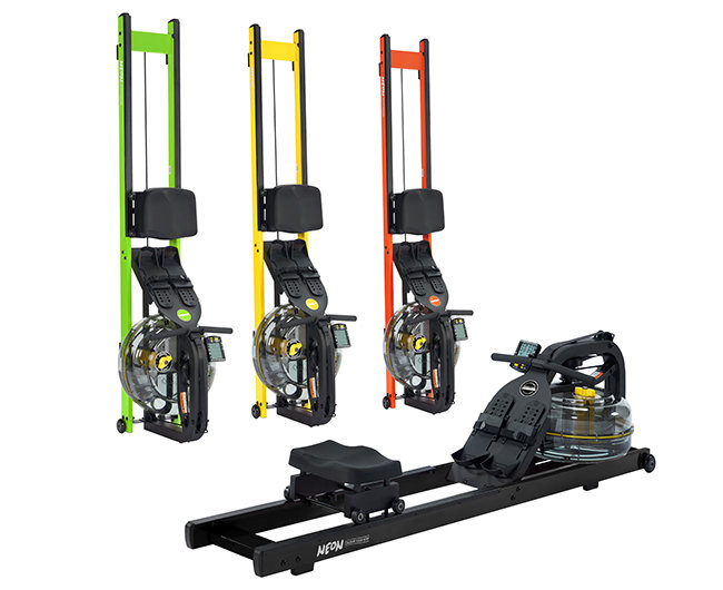 Гребной тренажер first degree fitness neon plus - зеленый First Degree Fitness sun-id-2068367 - Вид №1