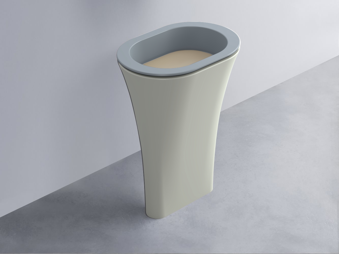 AMLA65-BR+AMPILO-AV+AMCOLO-PM Раковина Amedeo Ovale отдельностоящая cielo Enjoy + Amedeo Ceramica Cielo