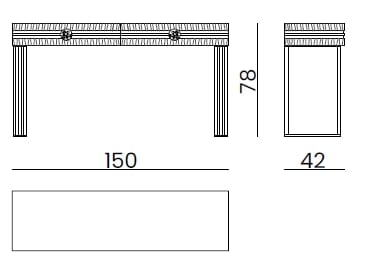 Консоль Bizzotto Italia Symphony – Infinity ARCH-00078073 - Вид №5