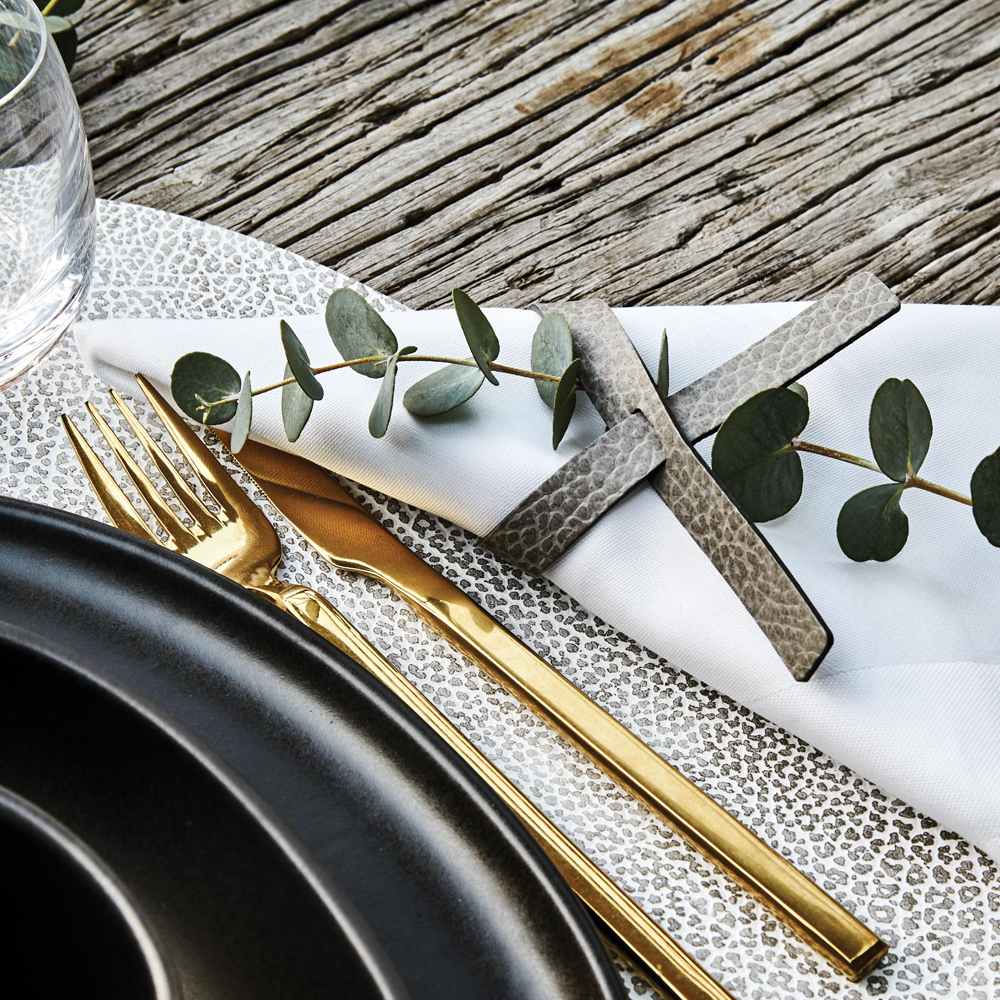 98805 Кольцо для cалфетки Кожаное LIND DNA Дания  - Вид №1