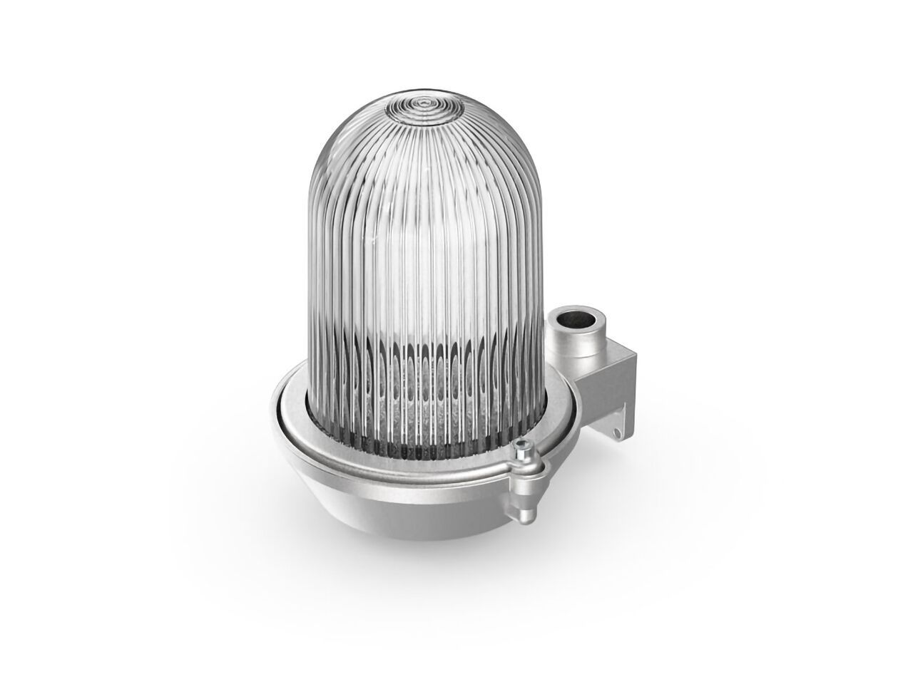 Натуральный алюминиевый настенный светильник Genuit Silver ARCH-00129058 - Вид №1