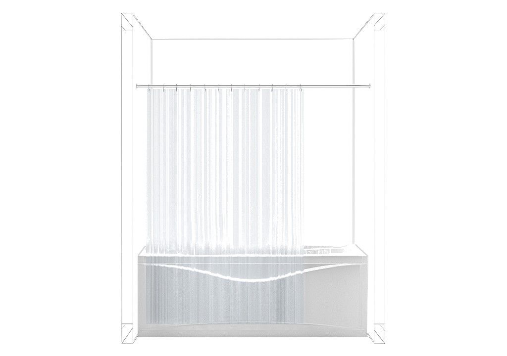 Карниз для ванны Aquanet прямой 130 00198746 - Вид №1