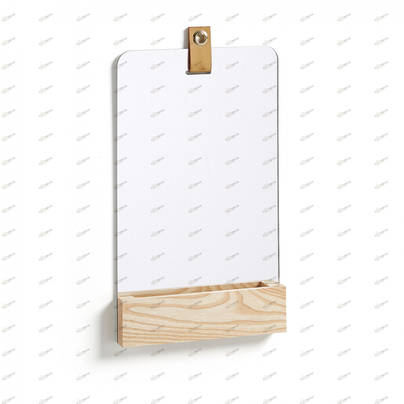 Зеркало с полкой настенное прямоугольное Lummi от La Forma LA FORMA LUMMI 298901 Натуральный 