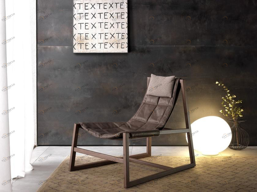 Pacini & Cappellini Кресло в коже  5439 